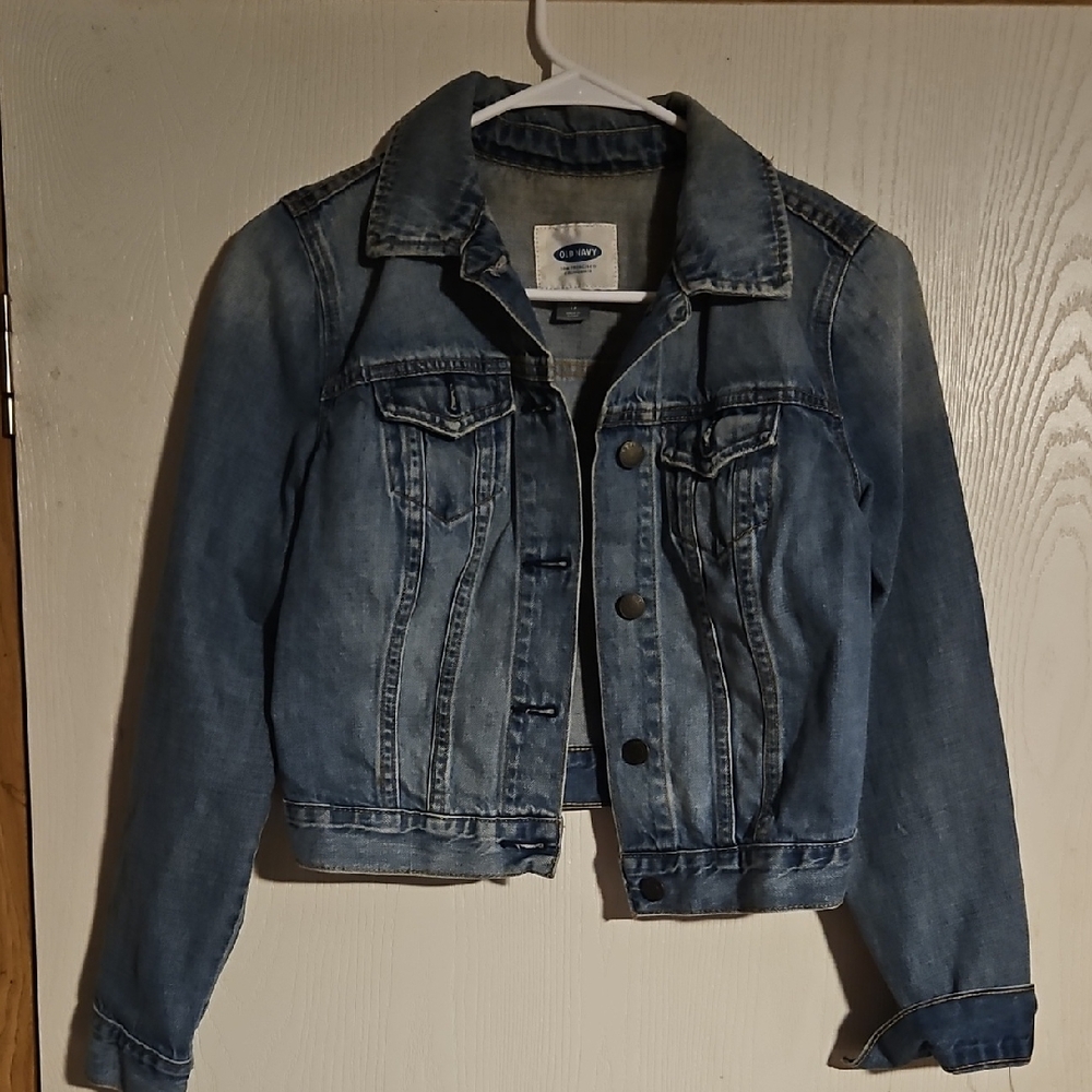 Old Navy Classic Blue Jean Jacket - Picture 1 of 2
